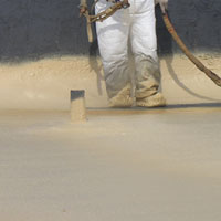 seamless, protective Miami foam roofing